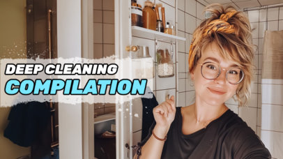 YouTube Thumbnail Generator Featuring Deep Cleaning Compilation Tips 6623b