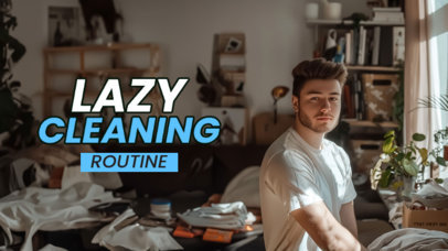 Cleaning YouTube Thumbnail Generator Featuring a Vlog for an Organizing Routine 6623f