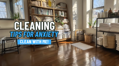 Online YouTube Thumbnail Creator With Cleaning Tips for Anxiety 6623g
