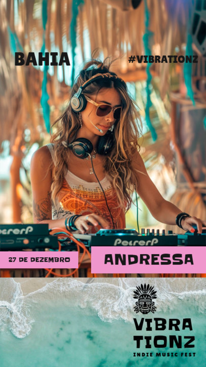 Instagram Story Template for a Culture and Music Festival 6527c