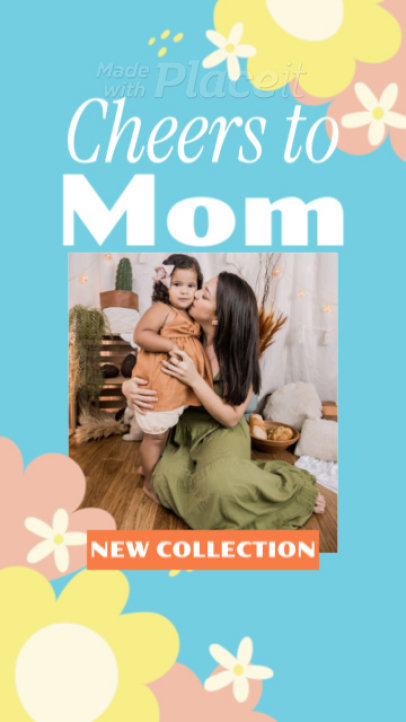 Instagram Story Video Generator for a Mother's Day New Collection Campaign 8374