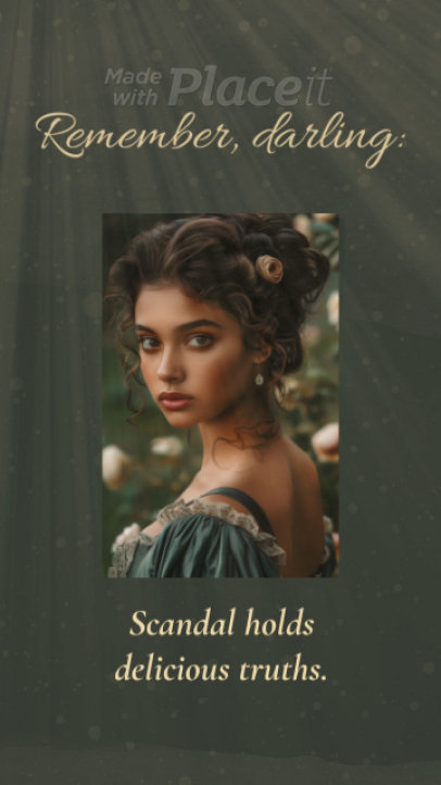 Instagram Story Video Generator With a Quote Inspired by a Historical Romance Show 2586e 8556