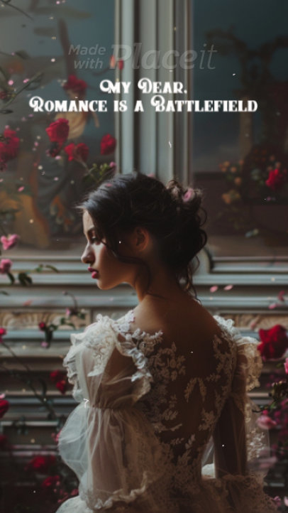 Instagram Story Video Creator Featuring a Historical Romance-Inspired Quote 3065y 8564