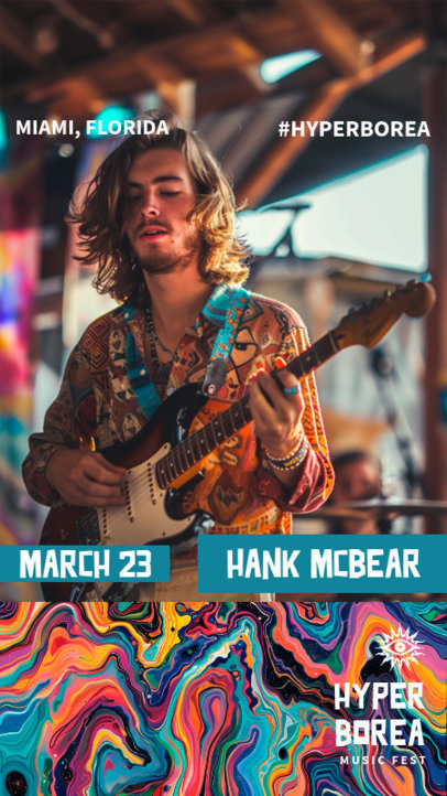 Event-Themed Instagram Story Generator for a Music Fest 6527e
