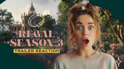 Trailer Reaction Intro Video Template for a Historical Romance-Inspired TV Show