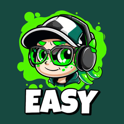 Twitch Emote Maker Featuring a Boy Character Inspired by an Ink War Game