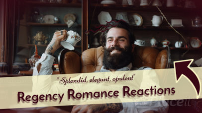 Intro Video Creator for a Reaction Vlog Inspired by a Historical Romance Show 7115b 8559