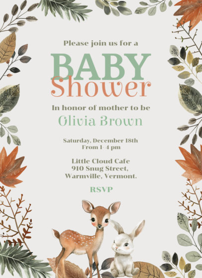 Event-Themed Greeting Card Generator for a Baby Shower