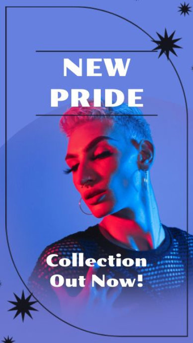 Instagram Story Video Creator for a New Pride Collection Sale Ad