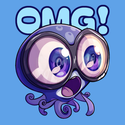 Twitch Emote Generator With an Octopus Inspired by an Ink War Game 6643b