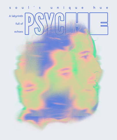 T-Shirt Design Generator With Abstract-Themed Graphics and a Quote