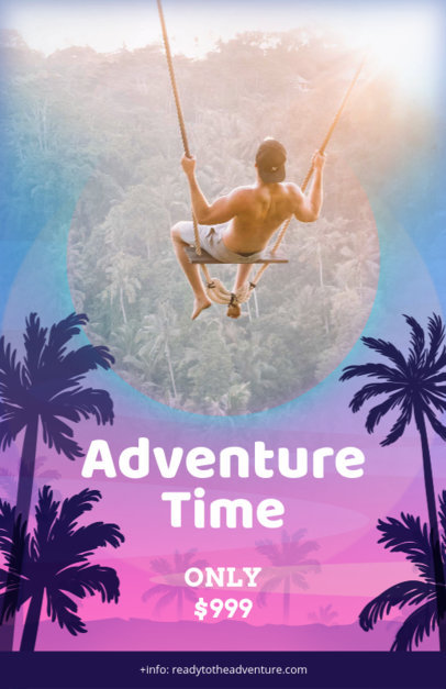 Flyer Maker for Travelling Tours with Vacation Images