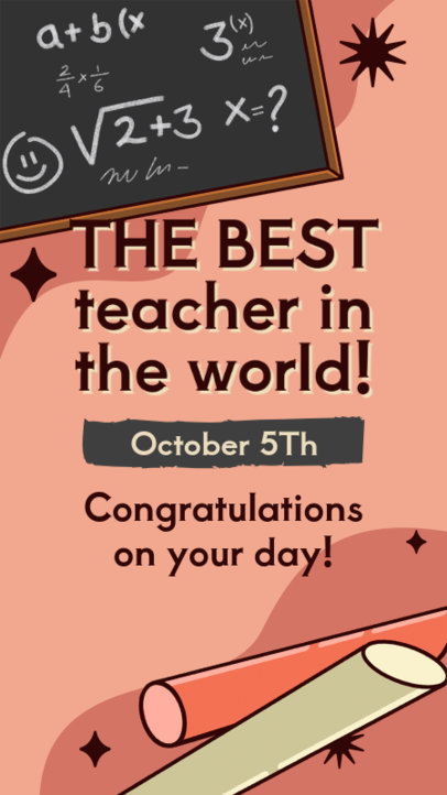 Quote Instagram Story Creator to Wish a Happy Teacher's Day