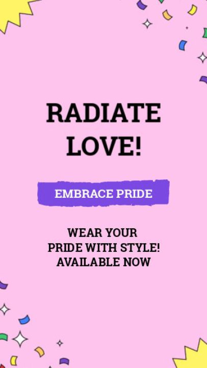 Pride Month Instagram Story Video Maker for a Big Discount Campaign 8384