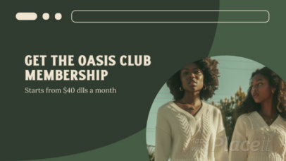 Intro Video Creator to Promote a Tennis Membership With an Old Money Sport Aesthetic
