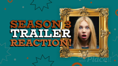 Trailer Reaction Intro Video Template With a Historical Romance-Inspired Theme 7149p 8561