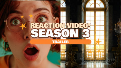 Intro Video Maker Featuring a Season Trailer Reaction Inspired by a Historical Romance Series 7845f 8558