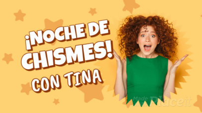 Intro Video Generator for a Gossip Night Show Vlog