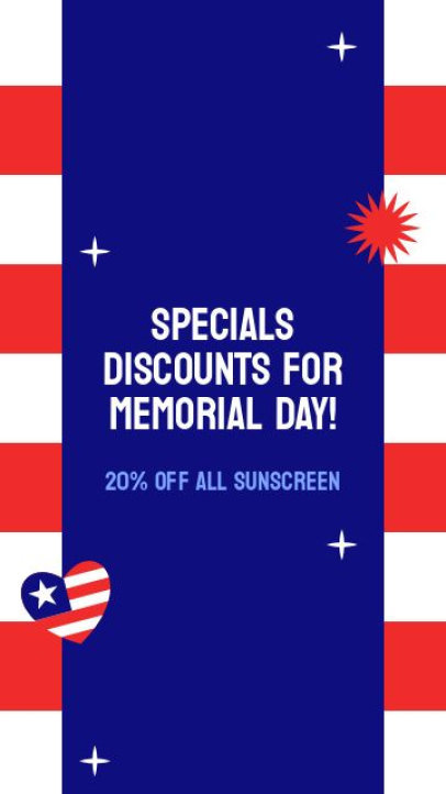 Instagram Story Video Generator With Special Deals for Memorial Day 8571