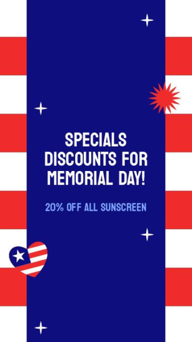 Instagram Story Video Generator With Special Deals for Memorial Day