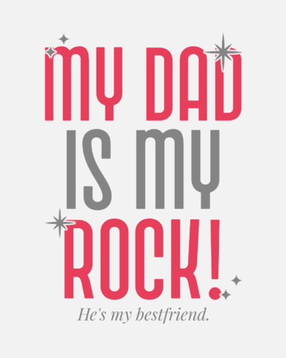 Instagram Post Generator for Father's Day Featuring a Grateful Quote ed7044i