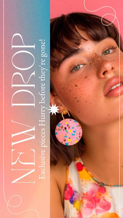 Instagram Story Maker for a New Drop Jewelry Ad 6661
