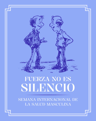 Powerful Instagram Post Creator to Share About Men's Health Week 6657f