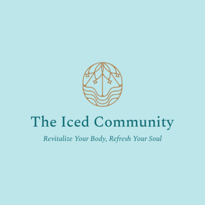 Wellness Spa Logo Creator Featuring a Minimalist Icon