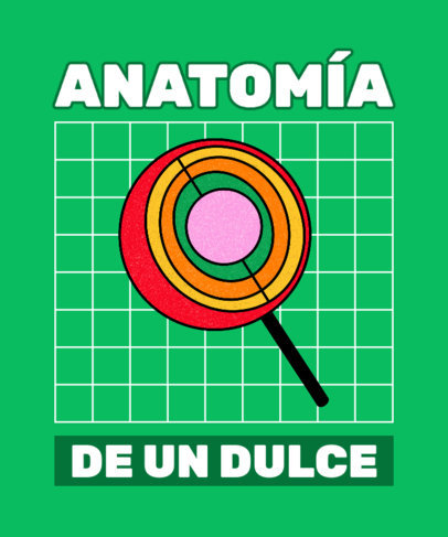 T-Shirt Design Generator Featuring a Theme Inspired by a Popular Mexican Candy