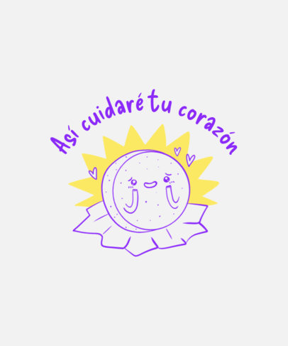 Mexican Candy T-Shirt Design Maker Featuring a Cute Graphic and a Quote