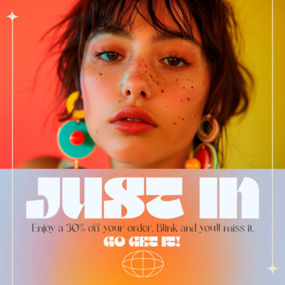 Instagram Post Creator With a Big Discount for a Jewelry Ad 6661b