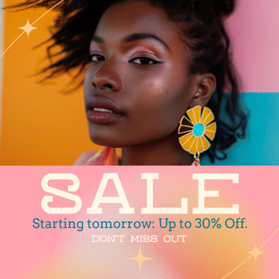 Instagram Post Template for a Jewelry Discount Offer 6661c