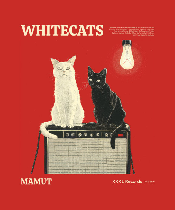 T-Shirt Design Generator for Music Enthusiasts Featuring Cat Illustrations