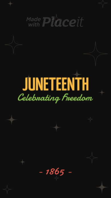 Freedom Instagram Story Video Generator for Juneteenth Day