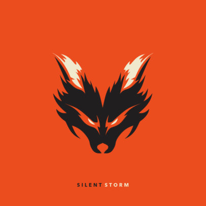 Logo Generator Inspired by a Military Shooting Game with an Aggressive Wolf Head ed7056b