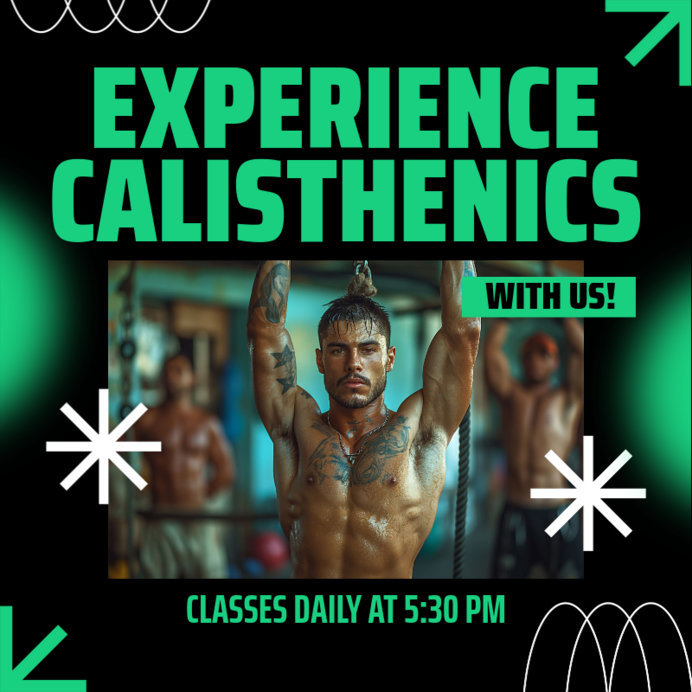 Training Instagram Post Creator for a Calisthenics Training Session