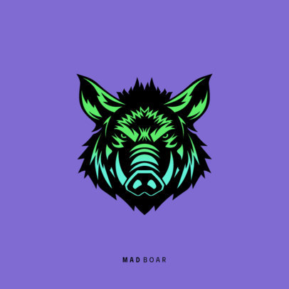 Gaming Logo Maker Featuring a Mad Boar Graphic ed7058e