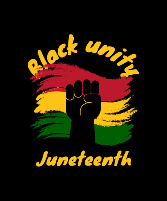 Placeit - Juneteenth T-Shirt Design Maker Featuring a Powerful Unity Quote