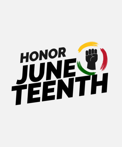Cause T-Shirt Design Creator to Honor Juneteenth 6682f