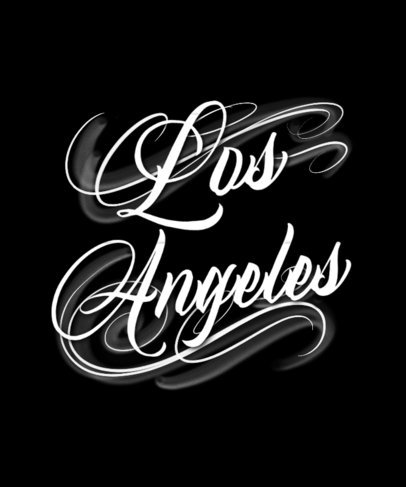 T-Shirt Design Generator With a Chicano-Styled Aesthetic 6668a