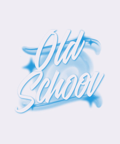 T-Shirt Design Creator Featuring a Quote and a Spray-Painting Style 6668b