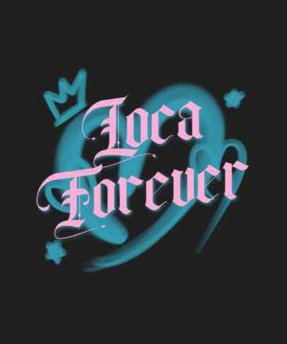 T-Shirt Design Maker With a Chicano-Inspired Style and a Hispanic Quote 6668h