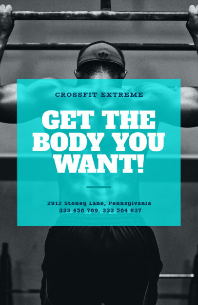 Online Flyer Maker for a Crossfit Gym
