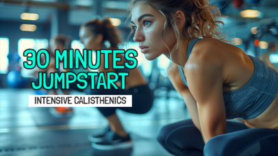 YouTube Thumbnail Maker for an Intensive Calisthenics Routine 6689