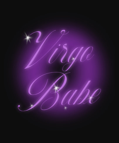 T-Shirt Design Creator with a Glowing Quote and an Airbrush-Style Circle 6669 b