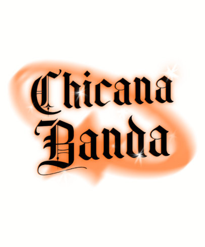 T-Shirt Design Generator Featuring an Airbrushed Shooting Star and a Quote 6669 g