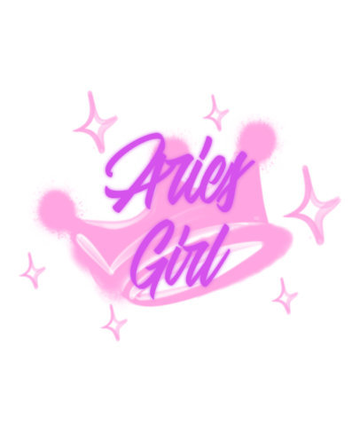 Girly T-Shirt Design Maker Featuring an Airbrushed Crown and Sparkles 6671