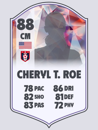 Soccer Trading Card Design Maker Featuring AI-Created Graphics