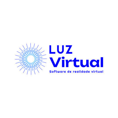 Virtual Reality Software Logo Generator Featuring an Abstract Graphic