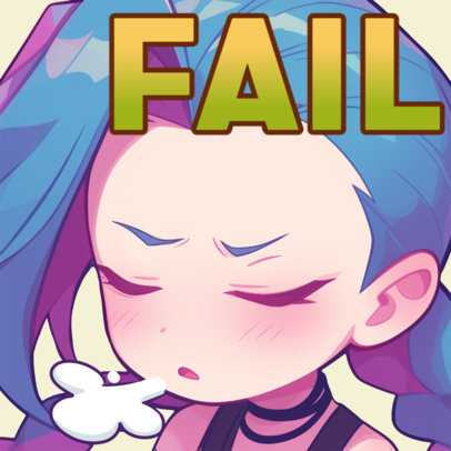 Battle Arena Game-Inspired Avatar Maker Featuring a Girl with a Chibi Anime Aesthetic